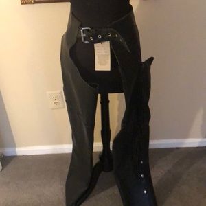 Ladies black Chaps